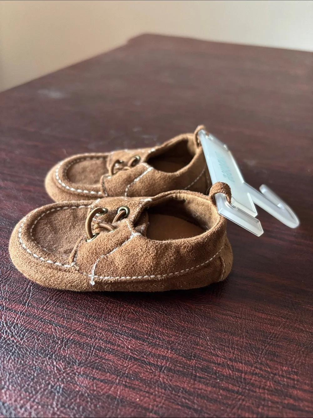 Gymboree Toddler Tan Brown Suede Moccasin Shoes